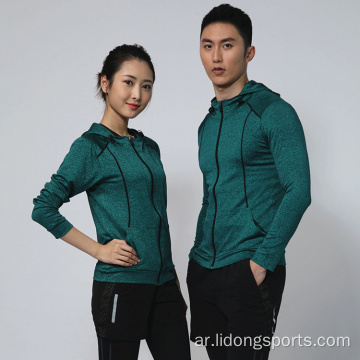 تشغيل شعار تجريب Gym Fitness Hoodie للرجال